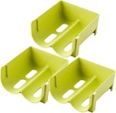 Cabilock 3pcs Plastic Beer Storage Rack Multi-Function Can Holder for Kitchen Soda Can Dispenser Beverage Storage Rack Organizer