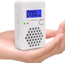 Carbon Monoxide Detector Alarm with Digital LCD Display, CO Detector Alarm with Replaceable Battery,Test-Reset Button, Low Battery Indicator, Portable,complies with UL2034(Batteries NOT Included)