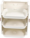 DECHOUS Wall Mount Plate Rack Space-saving Kitchen Organizer for Side Dishes Cans and Jars Construction for Easy Cleaning and -term Use