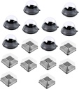 PRETYZOOM 100pcs Portable Packing Boxes Crafted Pastry Boxes Multipurpose Storage Cases Bread Puff