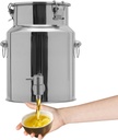 Stainless Steel Beverage Dispenser With Spigot, Drink Water Dispenser Dispenser For Party, 2.64-Gallon Drink Jug For Home Parties Lemonade Milk Wine Oil
