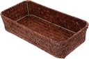 Woven Cutlery Organizer Basket for Seasoning and Utensils Storage Natural Seagrass Design for Kitchen Dining Room and Stylish