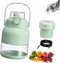 Electric Citrus Juicer, 3 in 1 Portable Mini Blender Rechargeable, Large-Capacity Wireless Portable Juicer Cup, Food and Juice for Gym/Travel/Kitchen (1PCS)