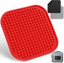 Reusable Air Fryer Liners for Ninja Speedi SF301 Rapid Cooker & Airfryer, Silicone Mat & Fiberglass Grill Liner and Mesh, BPA & PFOA-Free, Heat Resistant, Non-Stick, Dishwasher Safe