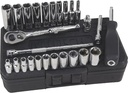 Klutch 1/4in.-Drive Socket Set — 26-Pc., Metric