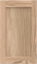 19.25W x 23H Unfinished Oak Kitchen Cabinet Door Replacement, Shaker Style