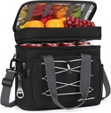 Maelstrom Collapsible Soft Cooler Bag, 24/30/60/75 Cans Beach Cooler, Ice Chest, Leakproof & Portable for Beach, Camping, Road Trips & Grocery Shopping