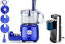 Food Processor Blue+Electric Can Opener Black Bundle