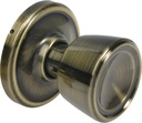 BRINKS 4313-109 Push Pull Rotate doorknobs, Antique Brass/Brass