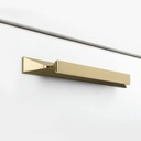 goldenwarm 10 Pack Gold Cabinet Handles 3-3/4 Inch Brushed Brass Drawer Pulls Hardware for Kitchen Cupboard Dresser Pull