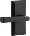 Ageless Iron Vale Plate Single Dummy with Lance Lever in Black Iron - Universal Handing