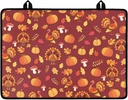 Generic High Strength Odorless Induction Cooktop Mat Turkey Pumkpin Countertop Protector Mat with Wear-Resistant 2 Hooks Prevent Oil Stains on the Wall Providing Full Surface Protection