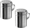 10 oz Stainless Steel Dredge with Handle (Pack of 2)