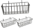 Zerodeko 3pcs Hanging Wire Baskets for Storage Multi-function Wall Basket Iron Wall Decor Kitchen Bathroom Storage Cabinet