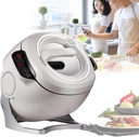 2000W Commercial Food Processor, 6L Intelligent Automatic Cooking Machine with 360° Rotating and 3D All-round Heating, Drum Type Food Processor with Smart Touch Screen