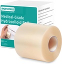 Upadated Hydrocolloid Bandages,12FT Hydrocolloid Roll for Wound Care,Medical-Grade Hydrocolloid Patch Bandages with Self-Adhesive, Flexible & Waterproof DIY Size & Shape (2in*12ft)