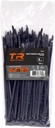 TR Industrial Multi-Purpose UV Resistant Black Cable Ties, 8 inches, 100 Pack