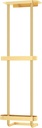 Towel Racks for Bathroom with Shower Caddy with Metal Shelf, 36.4 Inch Bathroom Towel Storage Wall Mounted, Gold