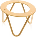 Happyyami Artwork Display Stand Metal Base Adjustable Dinner Plate Holder Iron Storage Rack for Home and Kitchen Decor