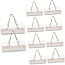 10pcs Dessert Carrier Cake Storage Box Cake Roll Packaging Box Sturdy Clamp Lid