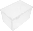 Luxshiny Bread Storage Bin Kitchen Bread Case Transparent Bread Box Airtight Bread Storage Containers Kitchen Bins With Lids Reusable Fridge Organizer Refrigerator Cake Case Plastic