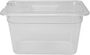 Pilipane Clear Slow Cooking Container Transparent Large Capacity 6.9L Low Temperature Slow Cooker Storage Case for Kitchen ABS Plastic