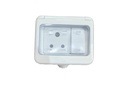 Epic rezistent la apă 3-Modul de plastic cutie de bandă cu 6 Amp Switch & Socket 