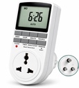 Blackt Electrotech BT41P 230V 10A Digital Programmable Timer Socket Plug 