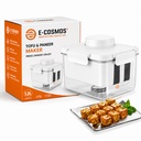E-COSMOS® Tofu Maker și drenaj Mold, oțel inoxidabil Spring-Loaded Remover de apă pentru Tofu, Paneer & Greek Yogurt, BPA-Free Food-Safe Maker pentru Firm & Extra Firm Tofu