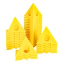 FDKJEJC 36 Painters PyramidStands - Standuri triunghiulare vopsea, Standuri de vopsea pentru pictură, standuri Cone pentru Cabinet și suport pentru creșterea ușilor (20)