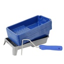 Mister Rui 4 Inch Paint Roller Tray - 22 Pack cu Liners, Liners de unică folosință, îngroșat din plastic