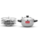 Idli Cooker de-a lungul vieții 3 Plate 