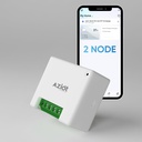 AZIOT 2 Nod Smart Switch - WiFi/Bluetooth Communication - Made in India - Timer Function - Works with Home and Alexa... (2 Node)