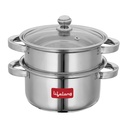 De-a lungul vieții 2-Tier Steamer/Momo/Modak Maker 