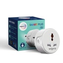 Wipro 10A smart plug cu monitorizare energie- Potrivit pentru aparate de mici dimensiuni, cum ar fi televizoare, Electric Kettle, Mobile și Laptop Chargers (Lucrări cu Alexa și Asistent)