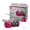 3M P100/OV Odor/Particulat Respirator reutilizabil Multi-Purpose 65021, Cartuș organic NIOSH-APPROVED, mediu