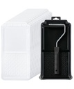 Bates- 4 Inch Paint Tray Set, 22 buc, 1x 4 Inch Paint Roller Tray, 20x Liners de unică folosință din plastic & 1x Roller Frame