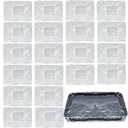 20Pcs de unică folosință Paint Tray Liners 18 Inch Paint Roller Tray Liners Paint Pan Liners plastic Paint Tray Liner Bag acoperă role mare de vopsea Tray Liner Set pentru pereți House tavane Pictura