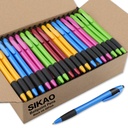 Pens Bulk, 60 Pack Slimster Ballpoint Pens Black Ink