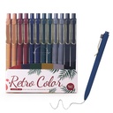WY WENYUAN Metal Ballpoint Pens, 1.0mm Smooth Writing Black Ink, Estetic Metallic Pen cu Clip, Elegant Office School Gift Pen pentru profesori, Femei, Colaboratori, Notă de jurnalizare Luând