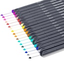 iBayam Journal Pens colorate 18 Pack Fine Point Pen 0.38mm pentru biroul şcolar