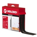 VELCRO Brand Sticky Back Hook and Loop Fasteners, 30 Ft Bande Roll, Black