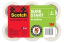 Scotch Sure Start ambalare bandă Refill, 900 în x 900 în, 6 role