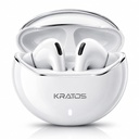 Kratos TW02 Muguri urechi wireless cu 60H Playtime, Izolare zgomot și apeluri clare, Bluetooth Earbuds cu asistent vocal, Muguri urechi cu Bluetooth V 5.3 și cu tip C de încărcare rapidă, IPX5 TWS Căști