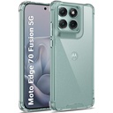 TheGiftKart Crystal Clear Back Cover Case pentru Motorola Moto Edge 70 Fuziune 5G 