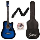 JUÂREZ JRZ38C/VTS ACUSTIC 38" GUITAR CU ACC (BlUE SUNBURST)
