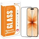 OpenTech® Militar-Grad Tempered Screen Protector Compatibil pentru iPhone 17 cu Edge to Edge Cover - Case Friendly, Anti-scratch și Bubble set gratuit de instalare (6,3 Inches)