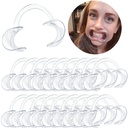 30-Pack Dental Cheek Retractor, Professional Autoclavable Mouth Opener Retractoare, 100% BPA-Free, pentru Dentist, Albirea dinților, Party, Mouthguard Challenge Game - dimensiunea M, clar