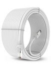 FEDUS Cat6 Ethernet Cable, 10M de mare viteză 550MHZ / 10 Gigabit Speed UTP LAN Cable, Network Cable Internet Cable Cable RJ45 Cable LAN Wire, Patch Computer Cord Gigabit Categoria 6 Fire pentru Modem,WHITE