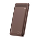 boAt EnergyShroom PB300 Neo 10000mAh Power Bank cu 22.5W Fast Charging, 3X Porturi de ieșire, Suporturi Android, iPhone, Tablete, Earbuds (Mocha Brown)